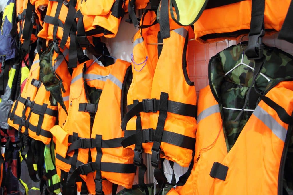 Webbing Applications for the Marine Sector that include Life Jackets